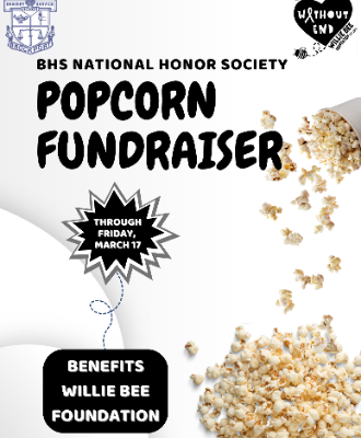 NHS popcorn fundraiser